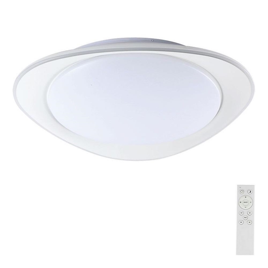 LED Aptumšojama griestu lampa LED/40W/230V 3000-6500K 45 cm balta + tālvadības pults
