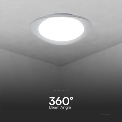 LED Aptumšojama griestu lampa LED/40W/230V 3000-6500K 45 cm balta + tālvadības pults