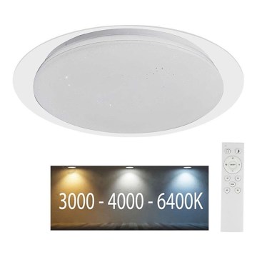 LED Aptumšojama griestu lampa LED/40W/230V 3000K/4000K/6500K + tālvadības pults