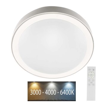 LED Aptumšojama griestu lampa LED/40W/230V 3000K/4000K/6500K + tālvadības pults