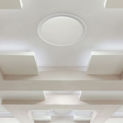 LED Aptumšojama griestu lampa LED/40W/230V 3000K/4000K/6500K d. 56,5 cm + tālvadības pults
