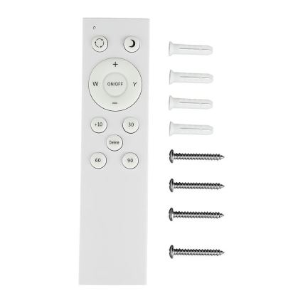 LED Aptumšojama griestu lampa LED/40W/230V 3000K/4000K/6500K d. 56,5 cm + tālvadības pults