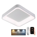 LED Aptumšojama griestu lampa LED/45W/230V 3000-6500K balta + tālvadības pults