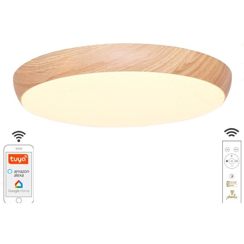 LED Aptumšojama griestu lampa LED/48W/230V 2700-6500K Wi-Fi Tuya + tālvadības pults