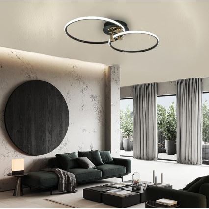 LED Aptumšojama griestu lampa LED/48W/230V 3000-6500K + tālvadības pults