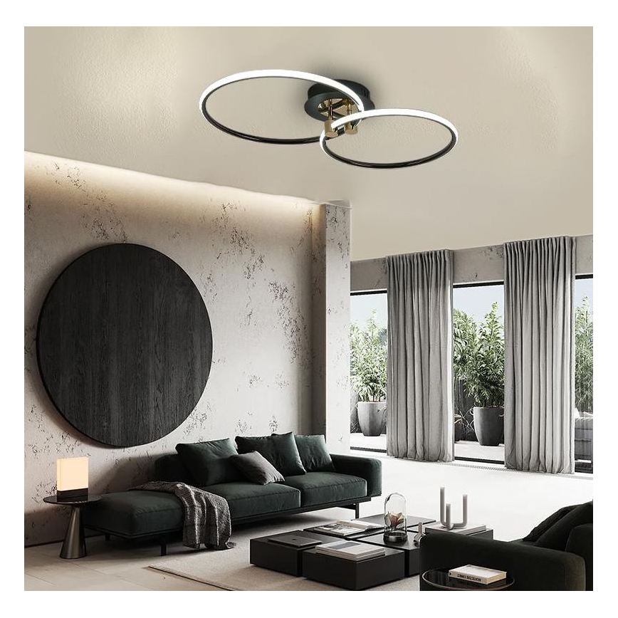 LED Aptumšojama griestu lampa LED/48W/230V 3000-6500K + tālvadības pults