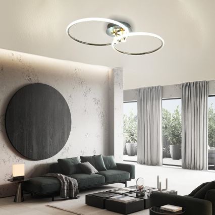 LED Aptumšojama griestu lampa LED/48W/230V 3000-6500K + tālvadības pults