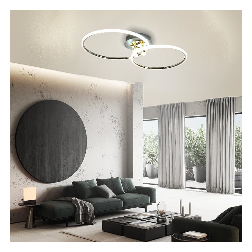 LED Aptumšojama griestu lampa LED/48W/230V 3000-6500K + tālvadības pults