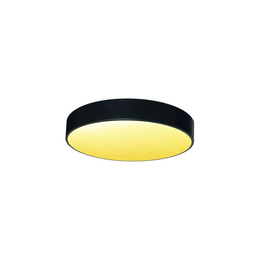 LED Aptumšojama griestu lampa LED/50W/230V 3000-6500K melna + tālvadības pults