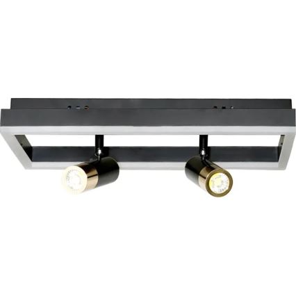 LED Aptumšojama griestu lampa LED/50W/230V 3000-6500K melna + tālvadības pults