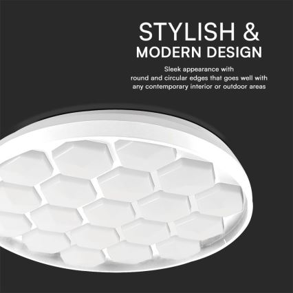 LED Aptumšojama griestu lampa LED/60W/230V 3000/4000/6500K d. 49 cm + tālvadības pults