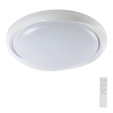 LED Aptumšojama griestu lampa LED/60W/230V 3000-6500K 49,2 cm balta + tālvadības pults