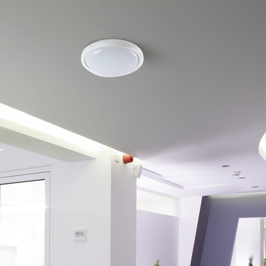 LED Aptumšojama griestu lampa LED/60W/230V 3000-6500K 49,2 cm balta + tālvadības pults