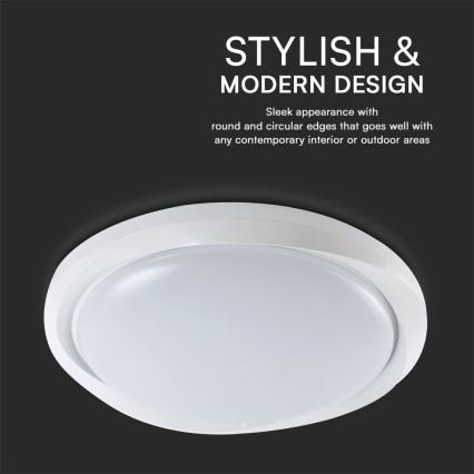 LED Aptumšojama griestu lampa LED/60W/230V 3000-6500K 49,2 cm balta + tālvadības pults