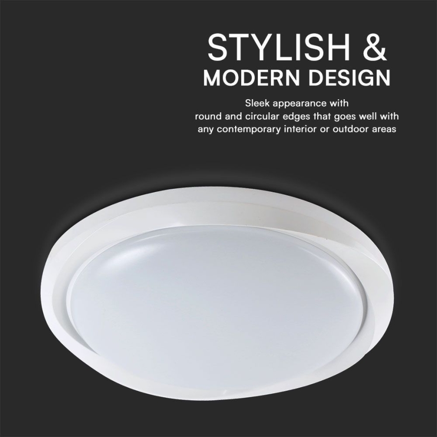 LED Aptumšojama griestu lampa LED/60W/230V 3000-6500K 49,2 cm balta + tālvadības pults