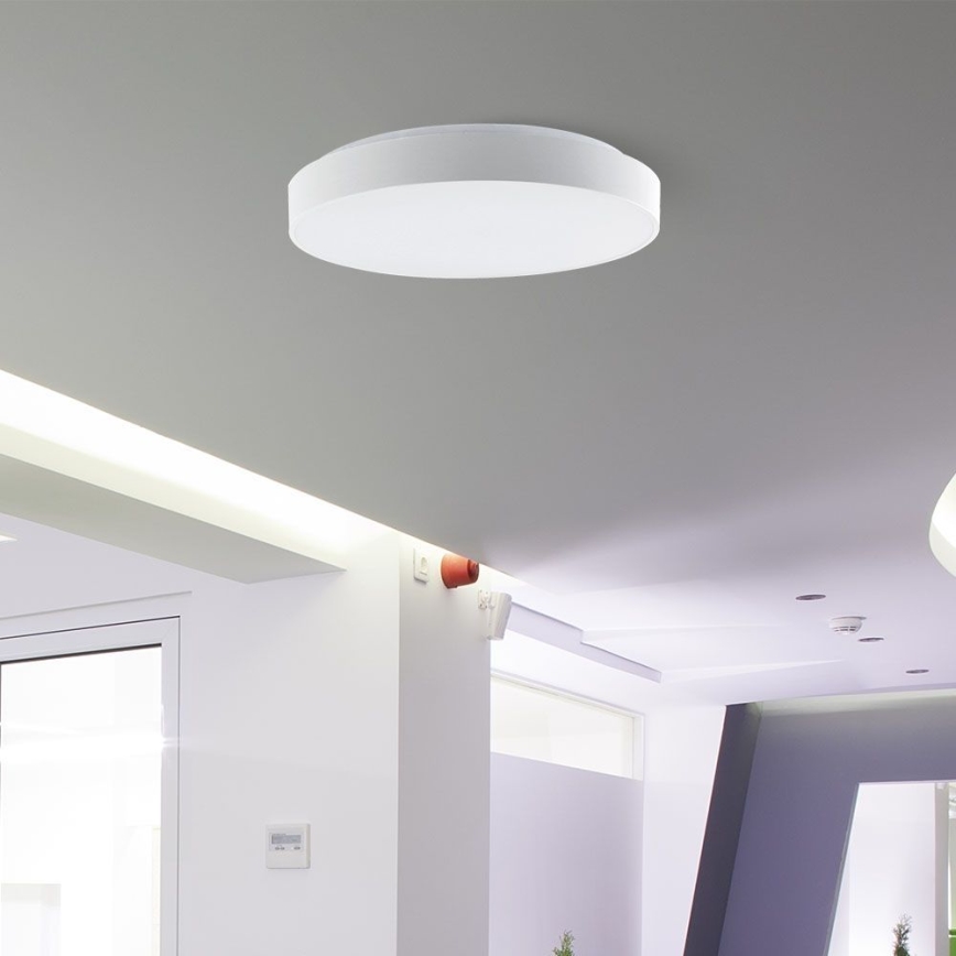 LED Aptumšojama griestu lampa LED/60W/230V 3000-6500K 49,5 cm balta + tālvadības pults