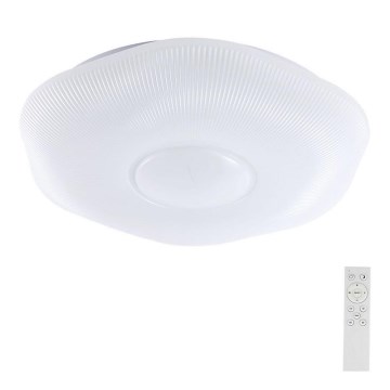 LED Aptumšojama griestu lampa LED/60W/230V 3000-6500K 50 cm balta + tālvadības pults