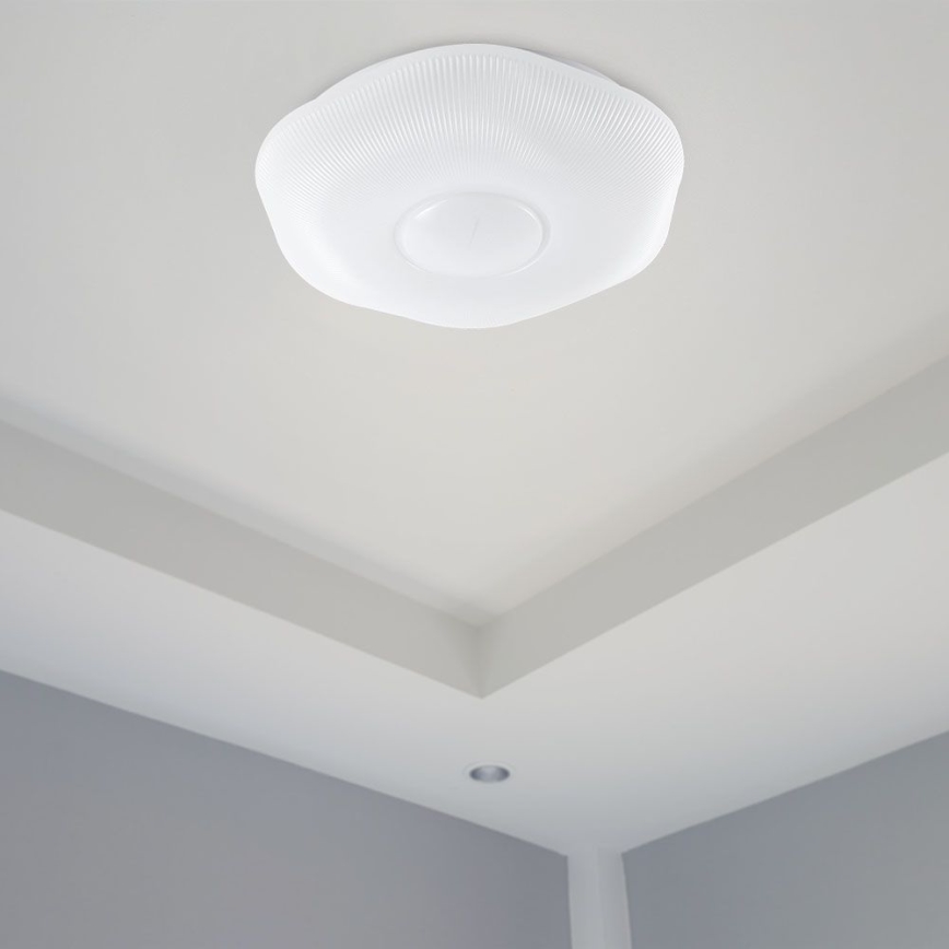 LED Aptumšojama griestu lampa LED/60W/230V 3000-6500K 50 cm balta + tālvadības pults