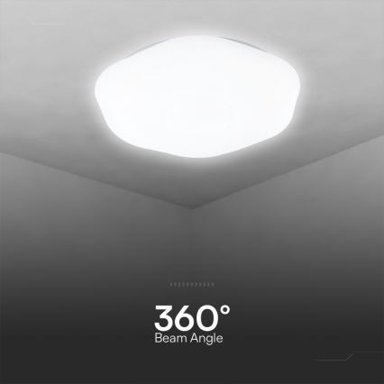 LED Aptumšojama griestu lampa LED/60W/230V 3000-6500K 50 cm balta + tālvadības pults