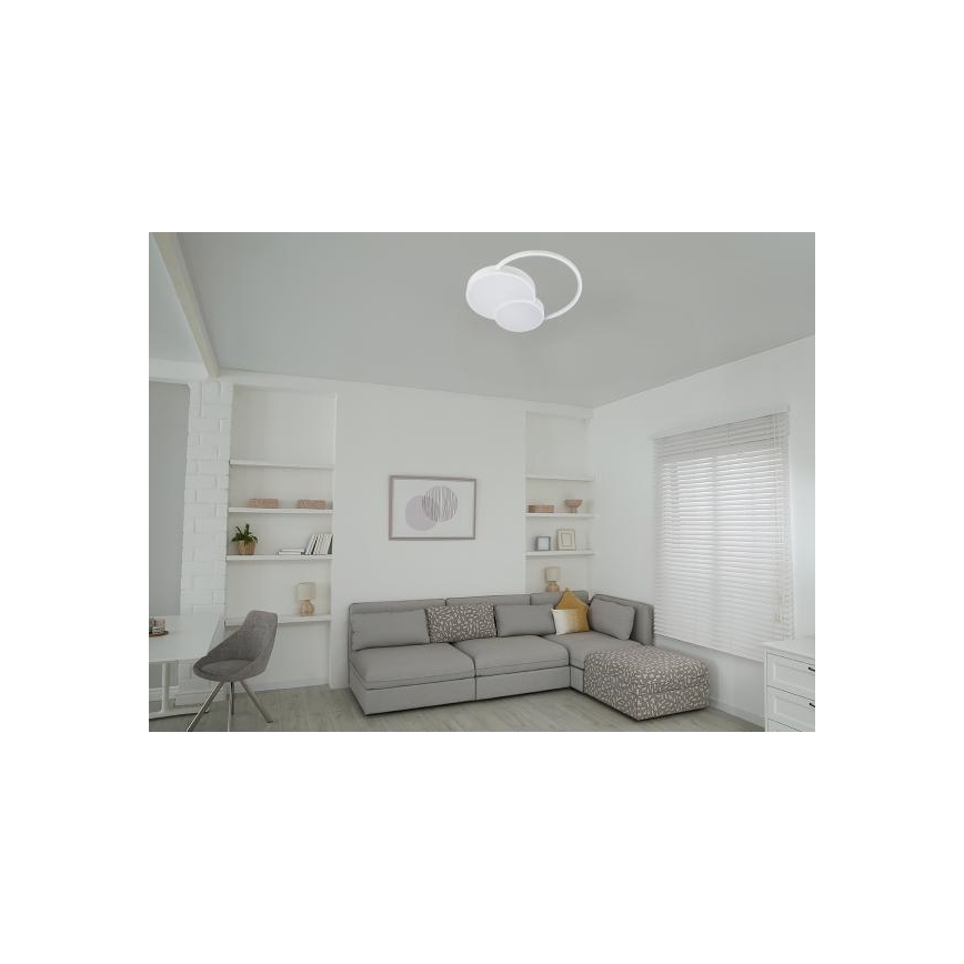 LED Aptumšojama griestu lampa LED/60W/230V 3000-6500K balta + tālvadības pults