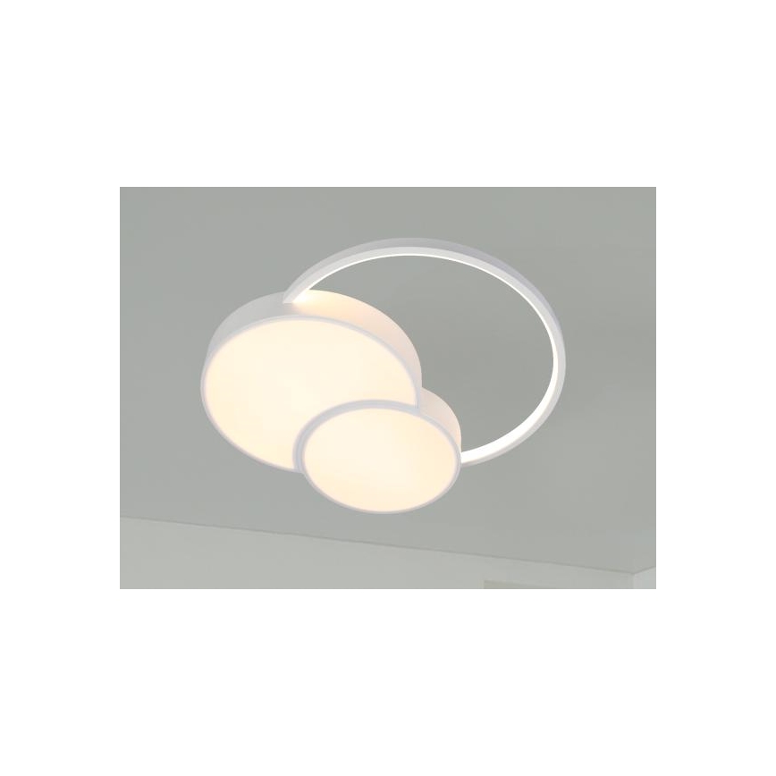 LED Aptumšojama griestu lampa LED/60W/230V 3000-6500K balta + tālvadības pults