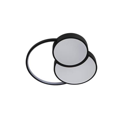 LED Aptumšojama griestu lampa LED/60W/230V 3000-6500K melna + tālvadības pults