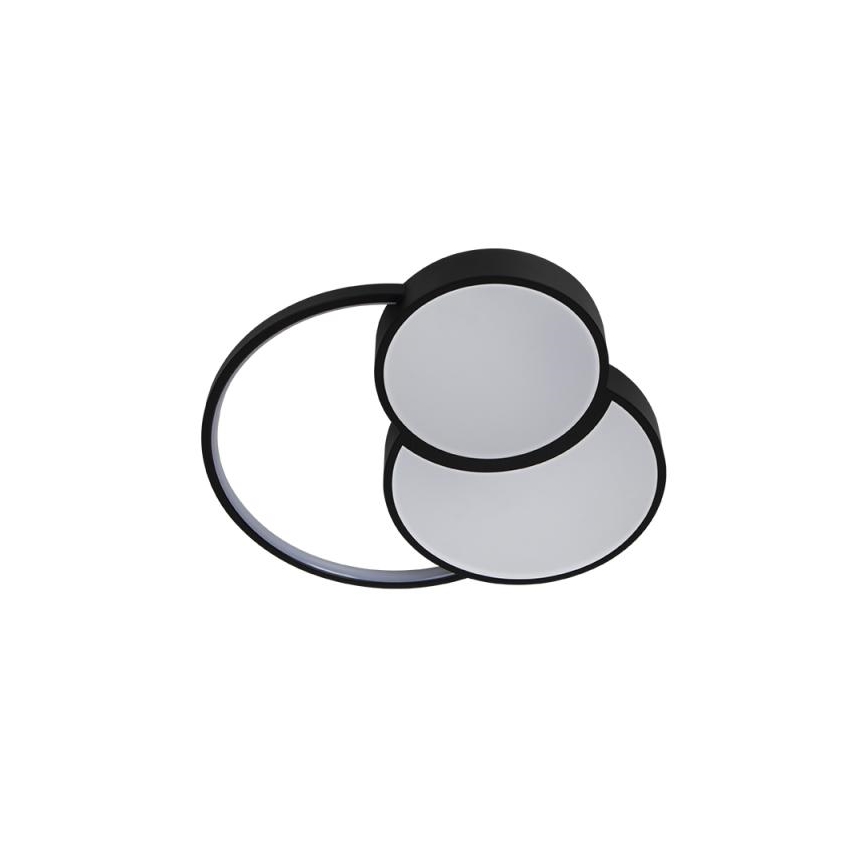 LED Aptumšojama griestu lampa LED/60W/230V 3000-6500K melna + tālvadības pults