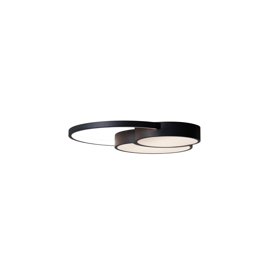 LED Aptumšojama griestu lampa LED/60W/230V 3000-6500K melna + tālvadības pults