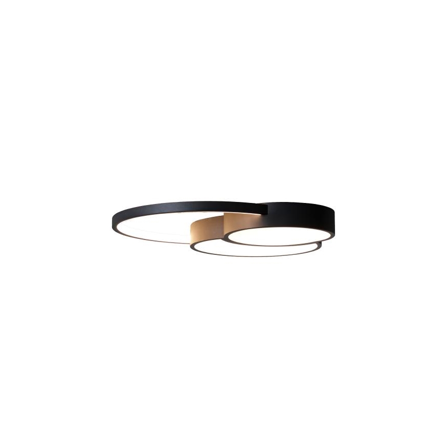 LED Aptumšojama griestu lampa LED/60W/230V 3000-6500K melna + tālvadības pults