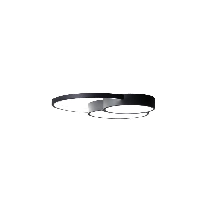 LED Aptumšojama griestu lampa LED/60W/230V 3000-6500K melna + tālvadības pults