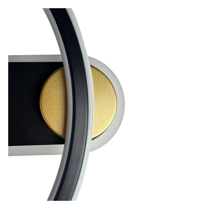 LED Aptumšojama griestu lampa LED/60W/230V 3000-6500K melna + tālvadības pults