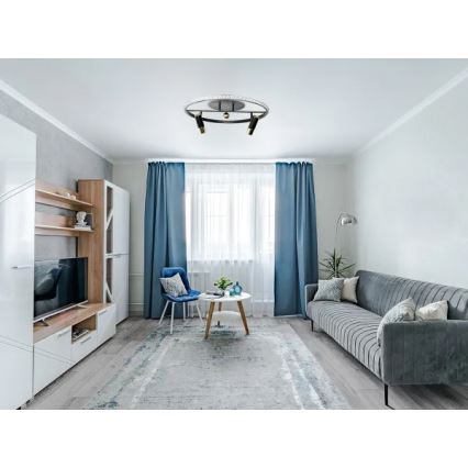 LED Aptumšojama griestu lampa LED/60W/230V 3000-6500K melna + tālvadības pults