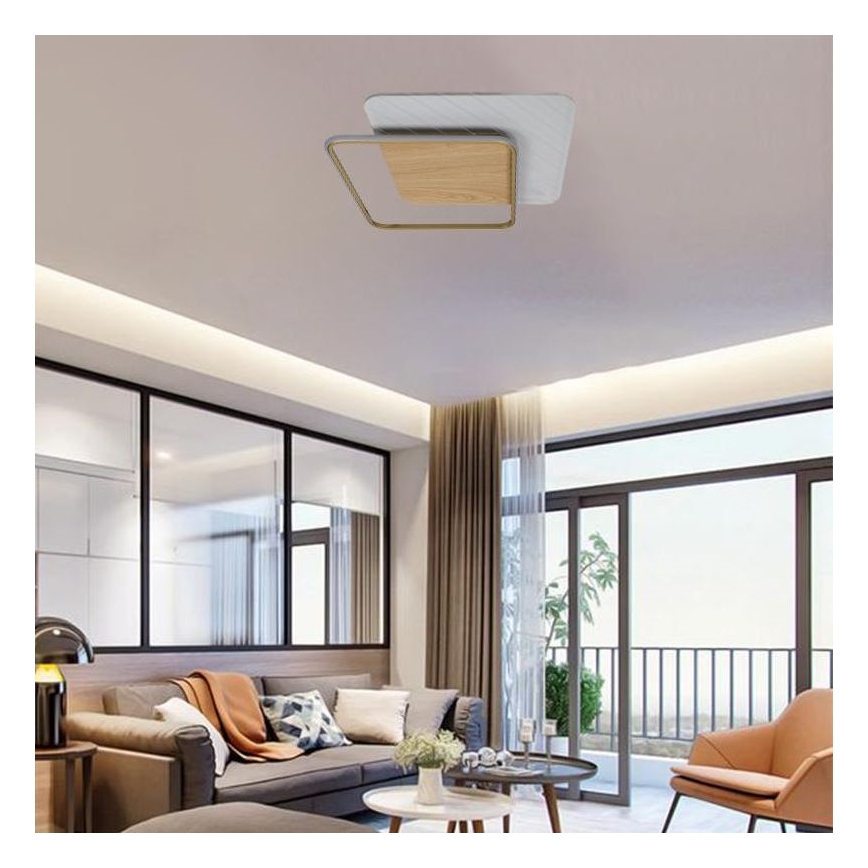 LED Aptumšojama griestu lampa LED/60W/230V 3000-6500K + tālvadības pults