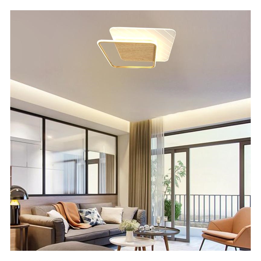 LED Aptumšojama griestu lampa LED/60W/230V 3000-6500K + tālvadības pults