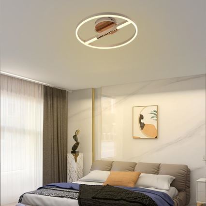 LED Aptumšojama griestu lampa LED/60W/230V 3000-6500K + tālvadības pults