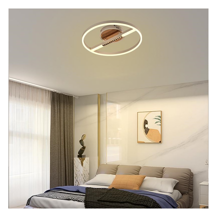 LED Aptumšojama griestu lampa LED/60W/230V 3000-6500K + tālvadības pults