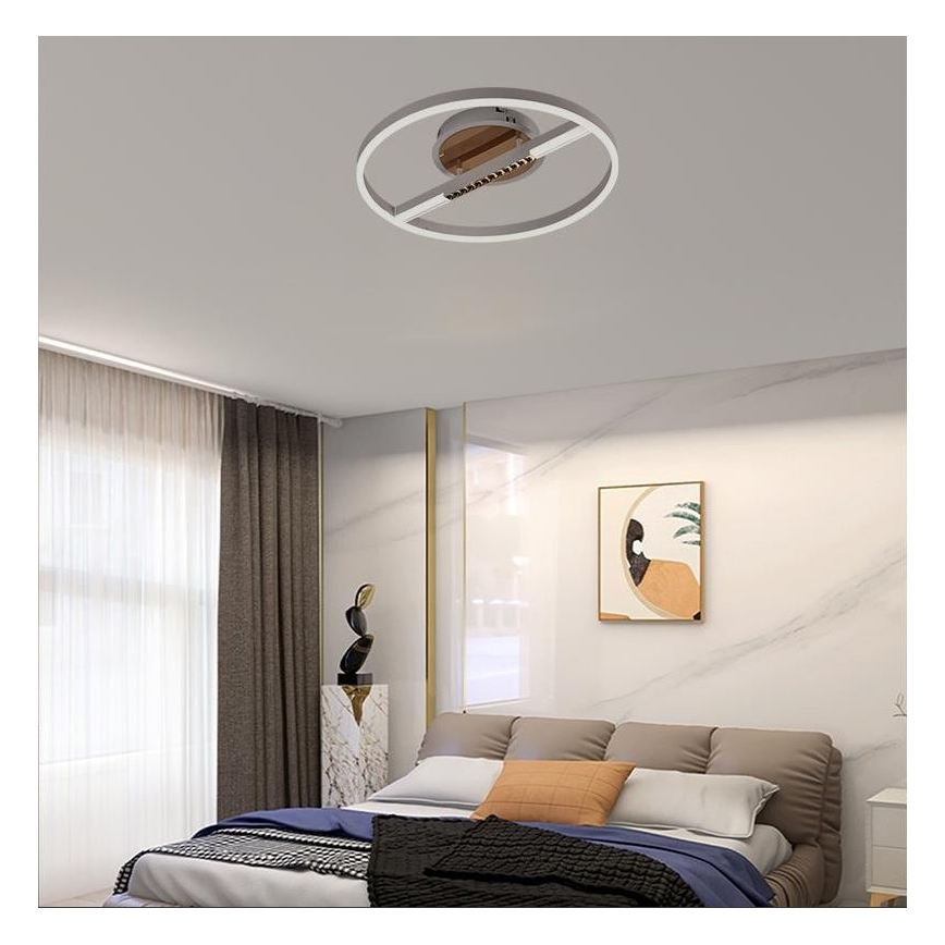 LED Aptumšojama griestu lampa LED/60W/230V 3000-6500K + tālvadības pults