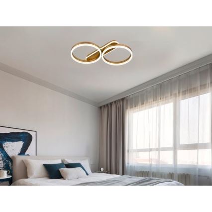 LED aptumšojama griestu lampa LED/60W/230V 3000-6500K + tālvadības pults