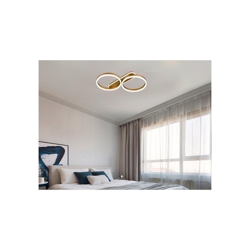 LED aptumšojama griestu lampa LED/60W/230V 3000-6500K + tālvadības pults