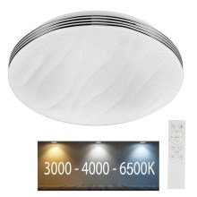 LED Aptumšojama griestu lampa LED/60W/230V 3000K/4000K/6500K + tālvadības pults