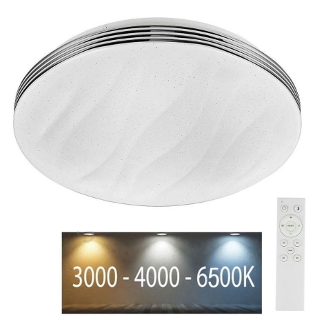 LED Aptumšojama griestu lampa LED/60W/230V 3000K/4000K/6500K + tālvadības pults