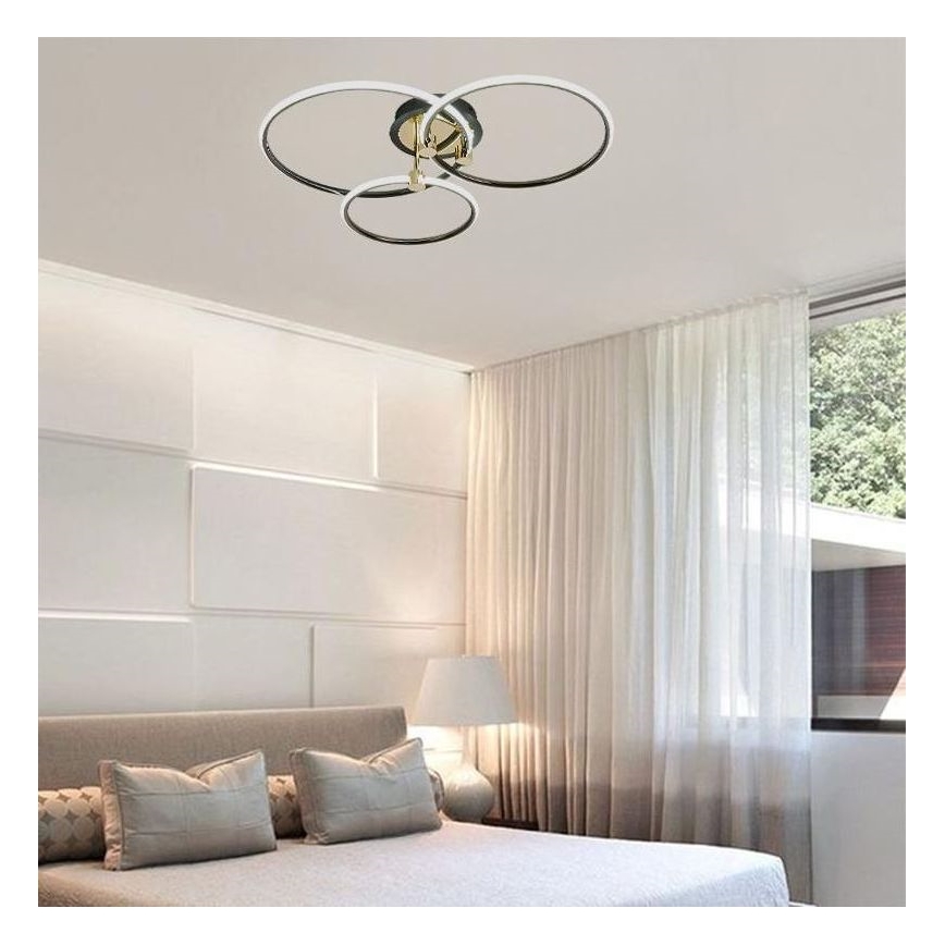 LED Aptumšojama griestu lampa LED/64W/230V 3000-6500K + tālvadības pults