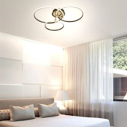 LED Aptumšojama griestu lampa LED/64W/230V 3000-6500K + tālvadības pults