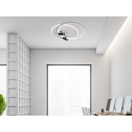 LED Aptumšojama griestu lampa LED/65W/230V 3000-6500K balta + tālvadības pults