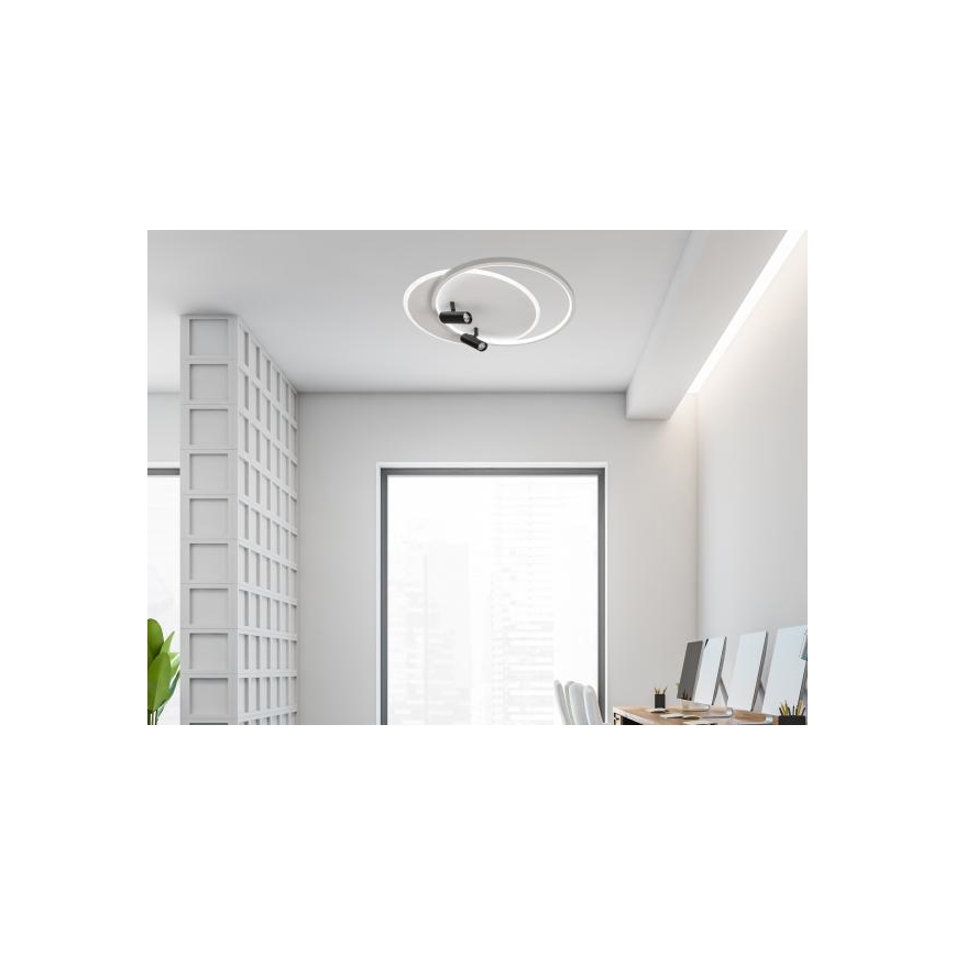 LED Aptumšojama griestu lampa LED/65W/230V 3000-6500K balta + tālvadības pults