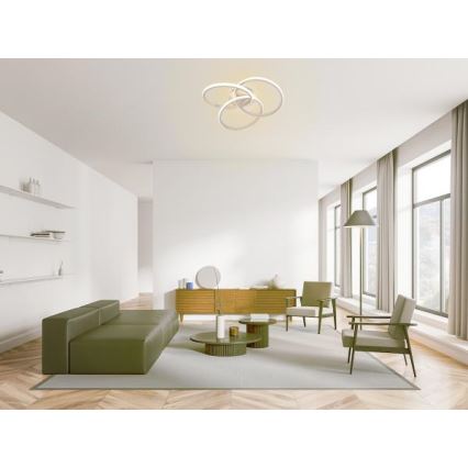 LED Aptumšojama griestu lampa LED/70W/230V 3000-6500K balta + tālvadības pults