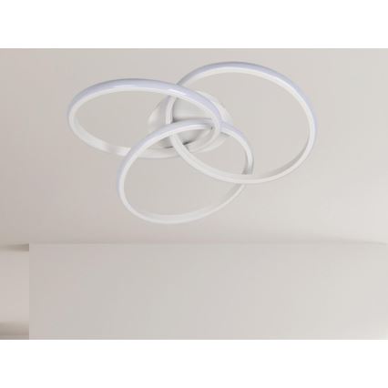 LED Aptumšojama griestu lampa LED/70W/230V 3000-6500K balta + tālvadības pults