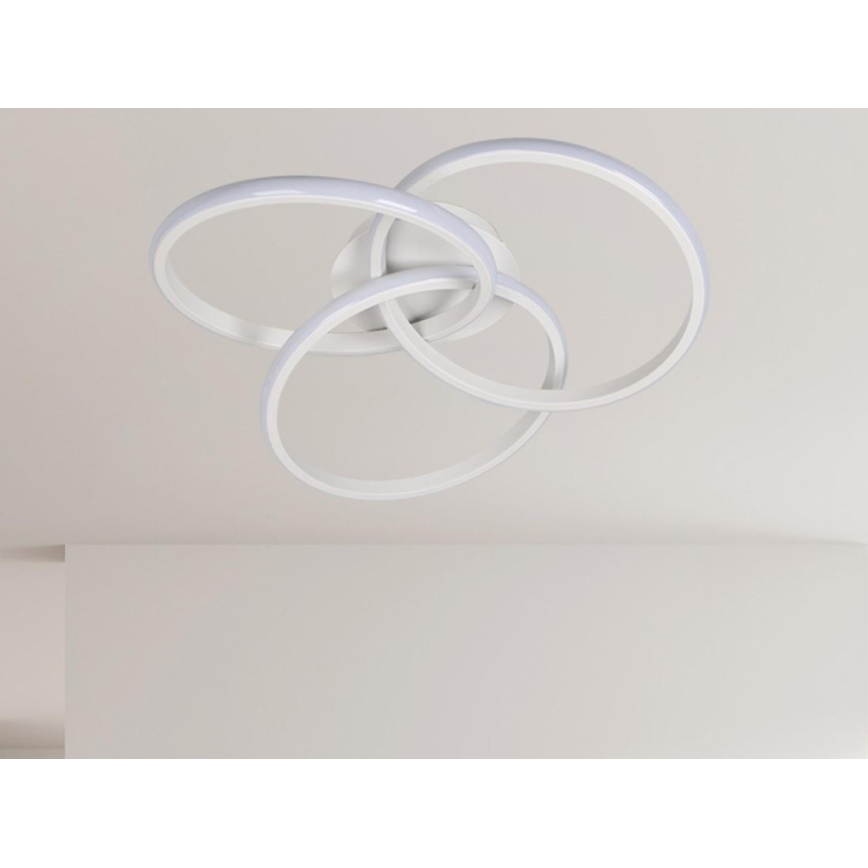 LED Aptumšojama griestu lampa LED/70W/230V 3000-6500K balta + tālvadības pults