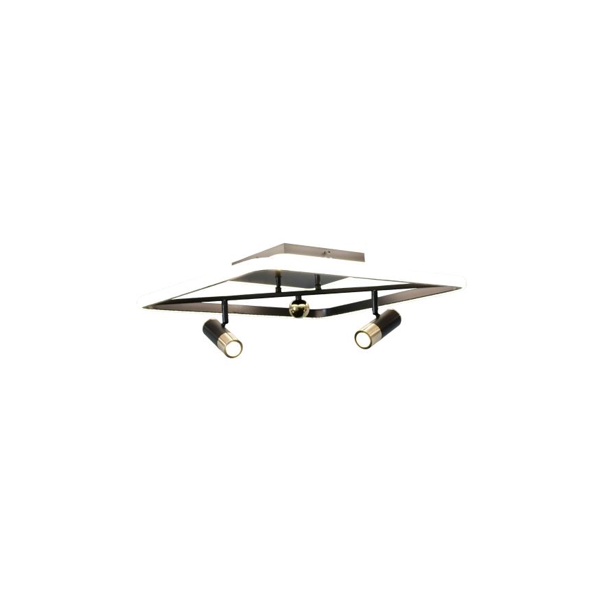 LED Aptumšojama griestu lampa LED/70W/230V 3000-6500K melna + tālvadības pults