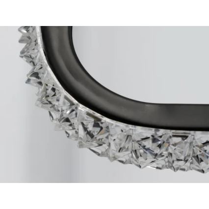 LED Aptumšojama griestu lampa LED/70W/230V 3000-6500K melna + tālvadības pults